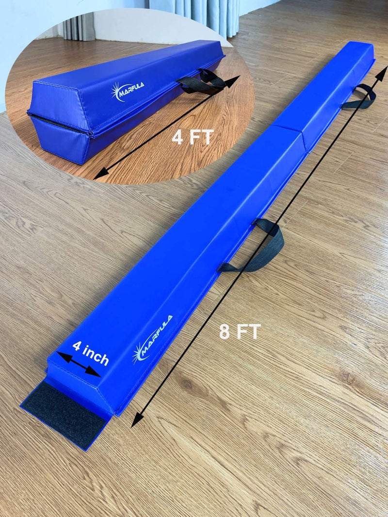 MARFULA Balance Beam - Folding Floor Gymnastics Equipment for Kids, Non Slip Base - 6 FT / 10 FT - Image 2